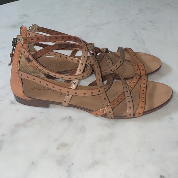 J Crew Leather Gladiator Sandals - Picture 6 of 13